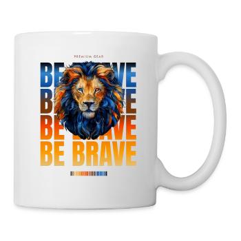 Proud Lion - Animal Lover, Zodiac Motif - Mug - white - Right