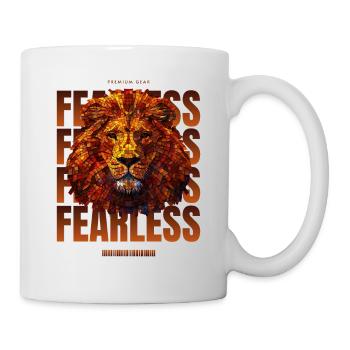 Cooler, Leo - Animal Lover, Zodiac Motif - Mug - white - Right