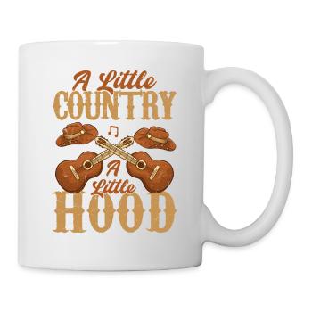 Un peu de pays Un petit quartier Musique western - Mug blanc - blanc - Droite
