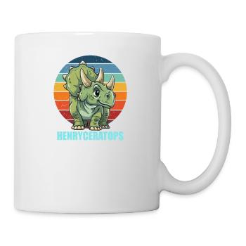 Idée cadeau Henryceratops pour Henry - Mug blanc - blanc - Droite