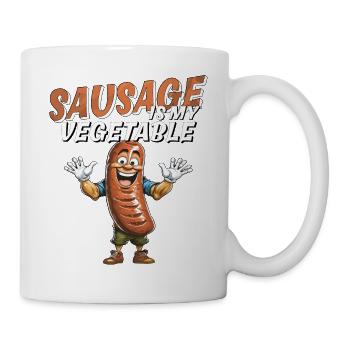 SAUSAGE IS MY VEGETABLE - Mug - white - Right