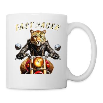 LEOPARD MOTORCYCLE FAST RACER - Mug - white - Right