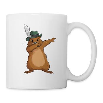 Murmeltier für einen Murmeltier Liebhaber - Tasse - Weiß - Rechts
