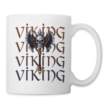 Wikinger Axt für einen Wikinger Nordmänner - Tasse - Weiß - Rechts