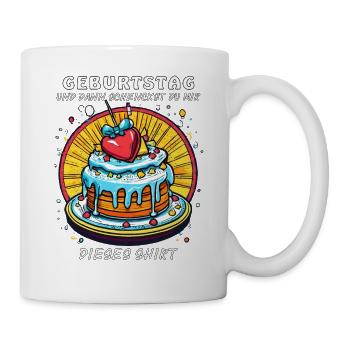 BIRTHDAY CAKE SCHENCKST THIS SHIRT - Mug - white - Right