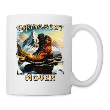 DÉMÉNAGEUR DE CHAUSSURES DE RANDONNÉE - Mug blanc - blanc - Droite