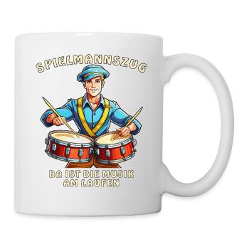 MARCHING BAND MUSIC ON - Mug - white - Right