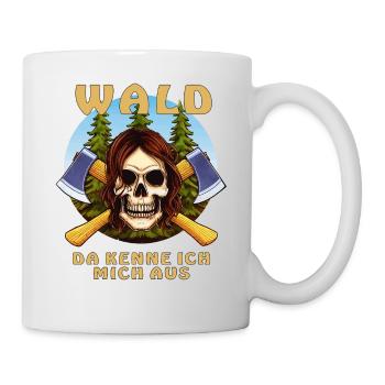 SKULL AXE FOREST I KNOW MY WAY AROUND - Mug - white - Right