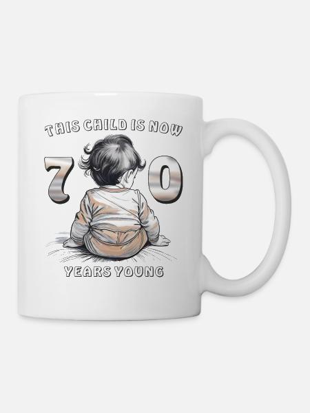 Child 70. Birthday - Tasse - Weiß