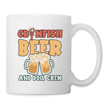 Écrevisses, Bière Et Boil Crew 4 - Mug blanc - blanc - Droite
