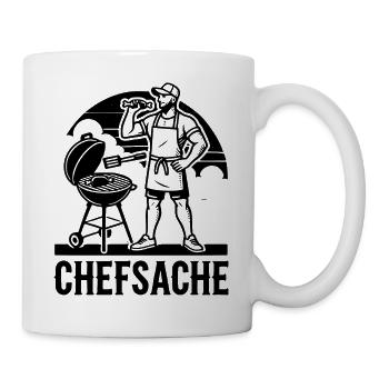 Grillen - Tasse - Weiß - Rechts