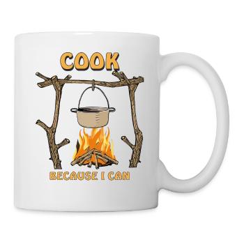 FIRE PIT COOK BECAUSE I CAN - Mug - white - Right