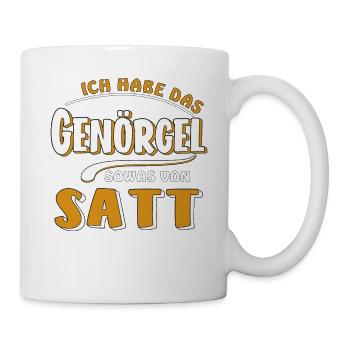 J’EN AI MARRE DES HARCÈLEMENTS - Mug blanc - blanc - Droite