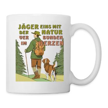 HUNTER NATURE AT HEART - Mug - white - Right