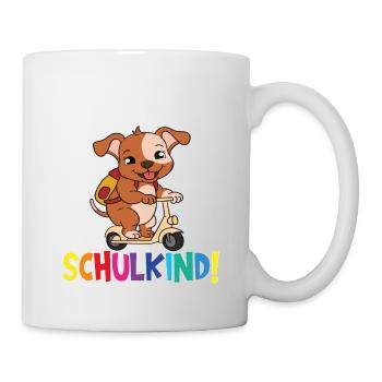 Schulkind 2024 Einschulung Schulanfang - Tasse - Weiß - Rechts