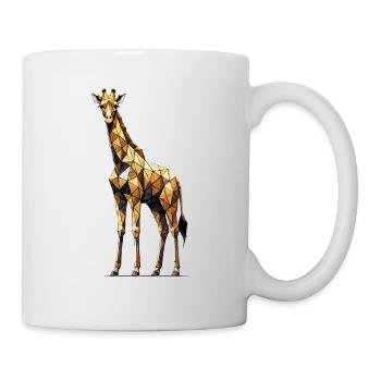 Geometric Art Giraffe Lover Wildlife Safari Zoo - Mug - white - Right