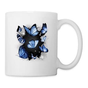 Papillons Papillon Insecte Insectes - Mug blanc - blanc - Droite