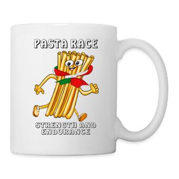 PASTA RACE STRENGTH AND ENDURANCE - Mug - white - Right