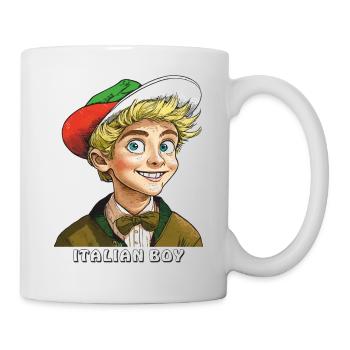 GARÇON ITALIE ITALIEN GARÇON - Mug blanc - blanc - Droite