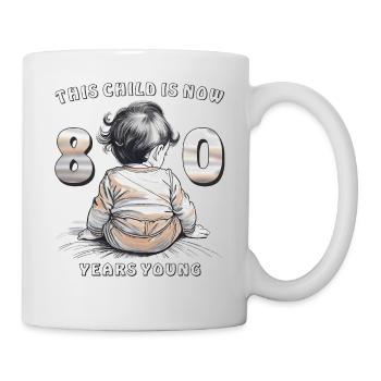Child 80th Birthday - Mug - white - Right