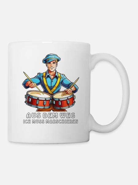 SPIELMANNSZUG AUS DEM WEG - Tasse - Weiß