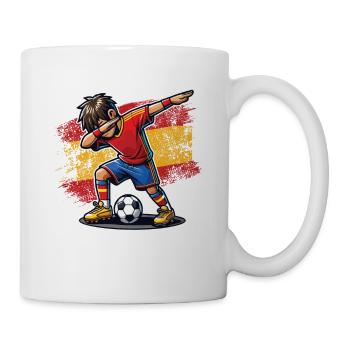 Dabbing Fußballspieler Dabbender Junge - Tasse - Weiß - Rechts
