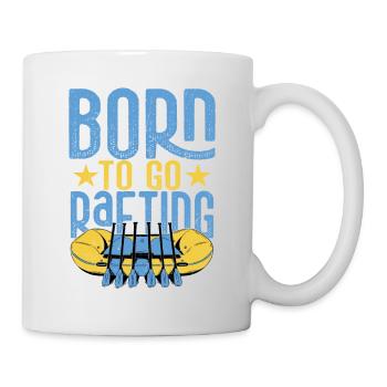 Born To Go Rafting Paddle - Mug blanc - blanc - Droite
