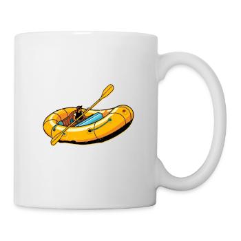 Je veux juste faire du rafting en eau vive - Mug blanc - blanc - Droite