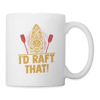 Je ferais du rafting ! Rafting en eau vive - Mug blanc - blanc - Droite