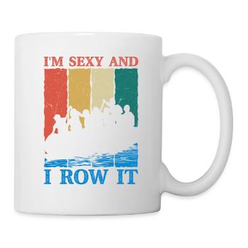 Je suis sexy et je le rame en rafting sur l’eau vive - Mug blanc - blanc - Droite
