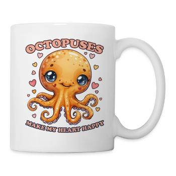 Funny Octopus Cephalopod Squid Gift - Mug - white - Right