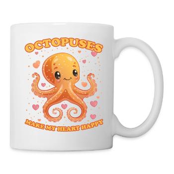 Funny Octopus Cephalopod Squid Gift - Mug - white - Right