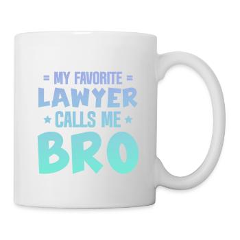 Mon avocat préféré m’appelle Bro 4 - Mug blanc - blanc - Droite