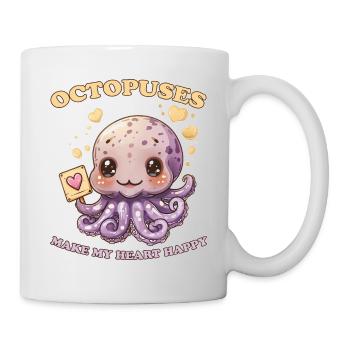 Funny Octopus Cephalopod Squid Gift - Mug - white - Right