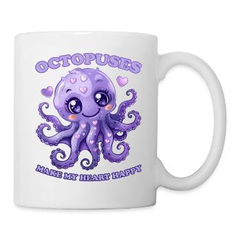 Funny Octopus Cephalopod Squid Gift - Mug - white - Right