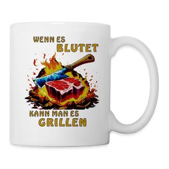 STEAK IF IT BLEEDS YOU CAN GRILL IT - Mug - white - Right