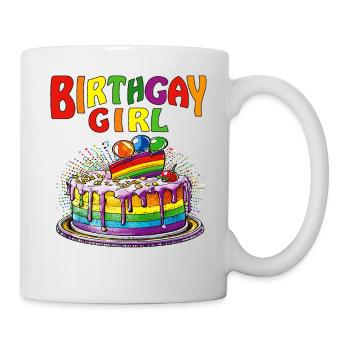 CAKE BIRTHGAY GIRL - Mug - white - Right