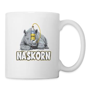 Naskorn Nashorn mit Korn - Tasse - Weiß - Rechts