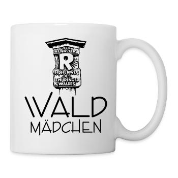 Wald Mädchen Rennsteig 1 0 - Tasse - Weiß - Rechts