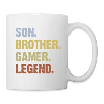 Son Brother Gamer Legend - Mug - white - Right