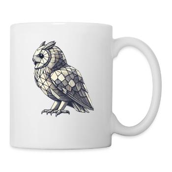 Geometric Art Owl Bird Owlet Owls Lover - Mug - white - Right