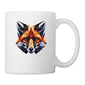 Geometric Art Fox Foxes - Mug - white - Right