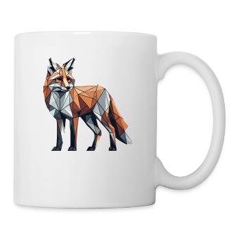 Geometric Art Fox Foxes - Mug - white - Right