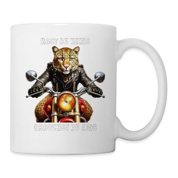 MOTORRAD HAST DU KEINS BRAUCHST DU EINS - Tasse - Weiß - Rechts
