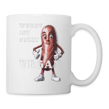 SAUSAGE IS NOT VEGAN - Mug - white - Right