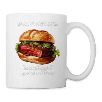 My STEAK cut wafer-thin - Mug - white - Right