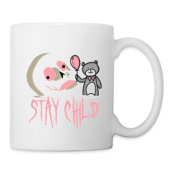 Mädchenhaft bleib kindlich - Tasse - Weiß - Rechts