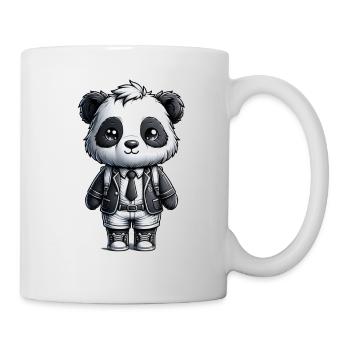 Cute Schoolboy Panda - Mug - white - Right