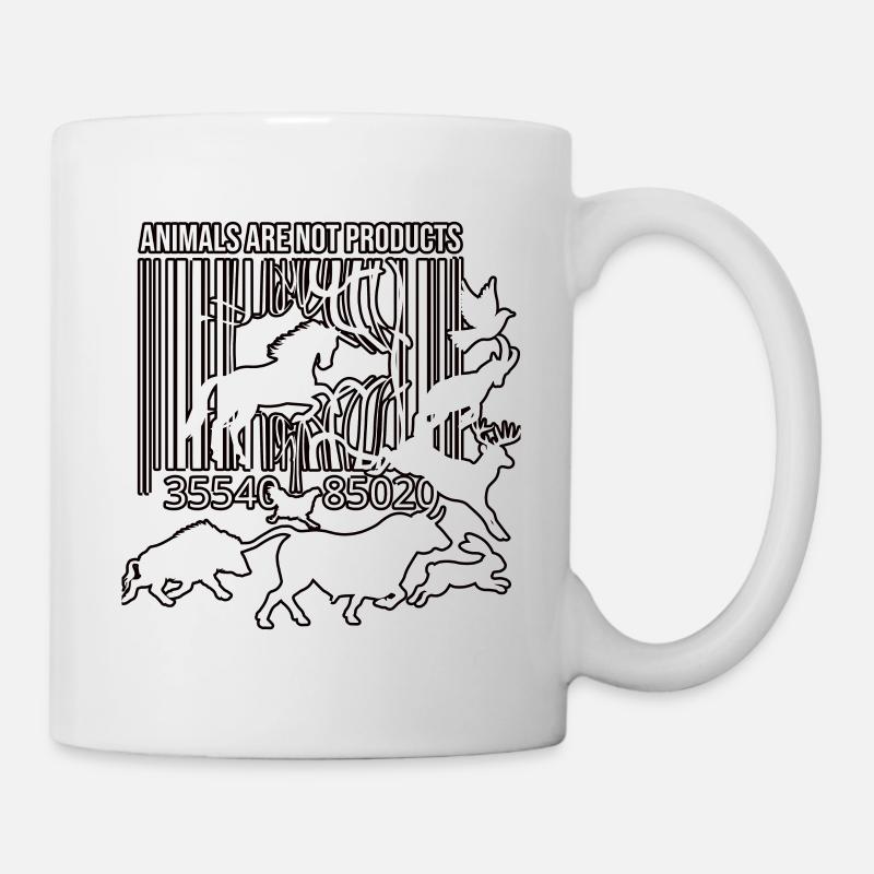 Animals are not Products - Mug - white