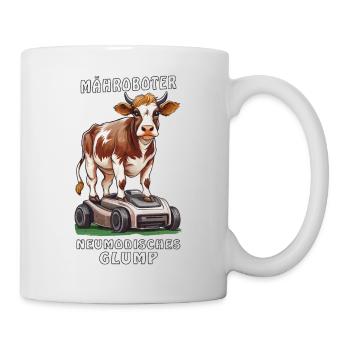 ROBOT TONDEUSE VACHE NEWFANGLED GLUMP - Mug blanc - blanc - Droite